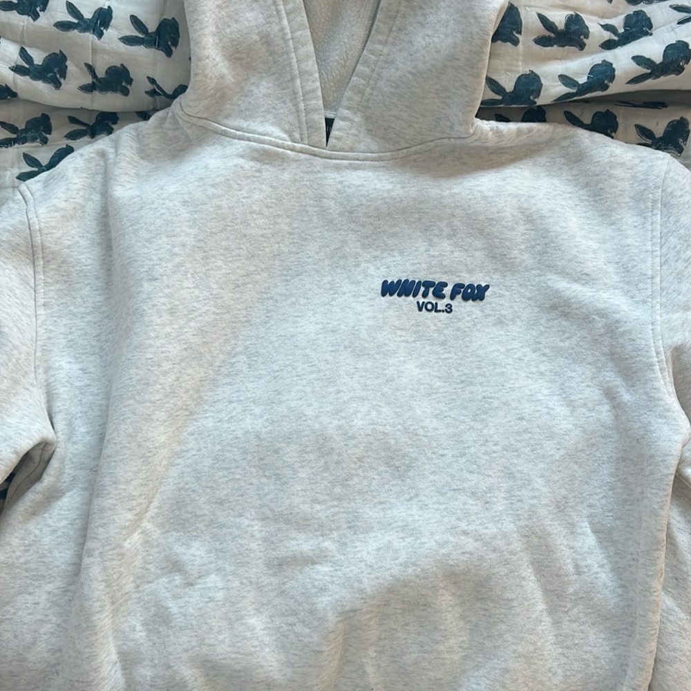 White fox s/m hoodie